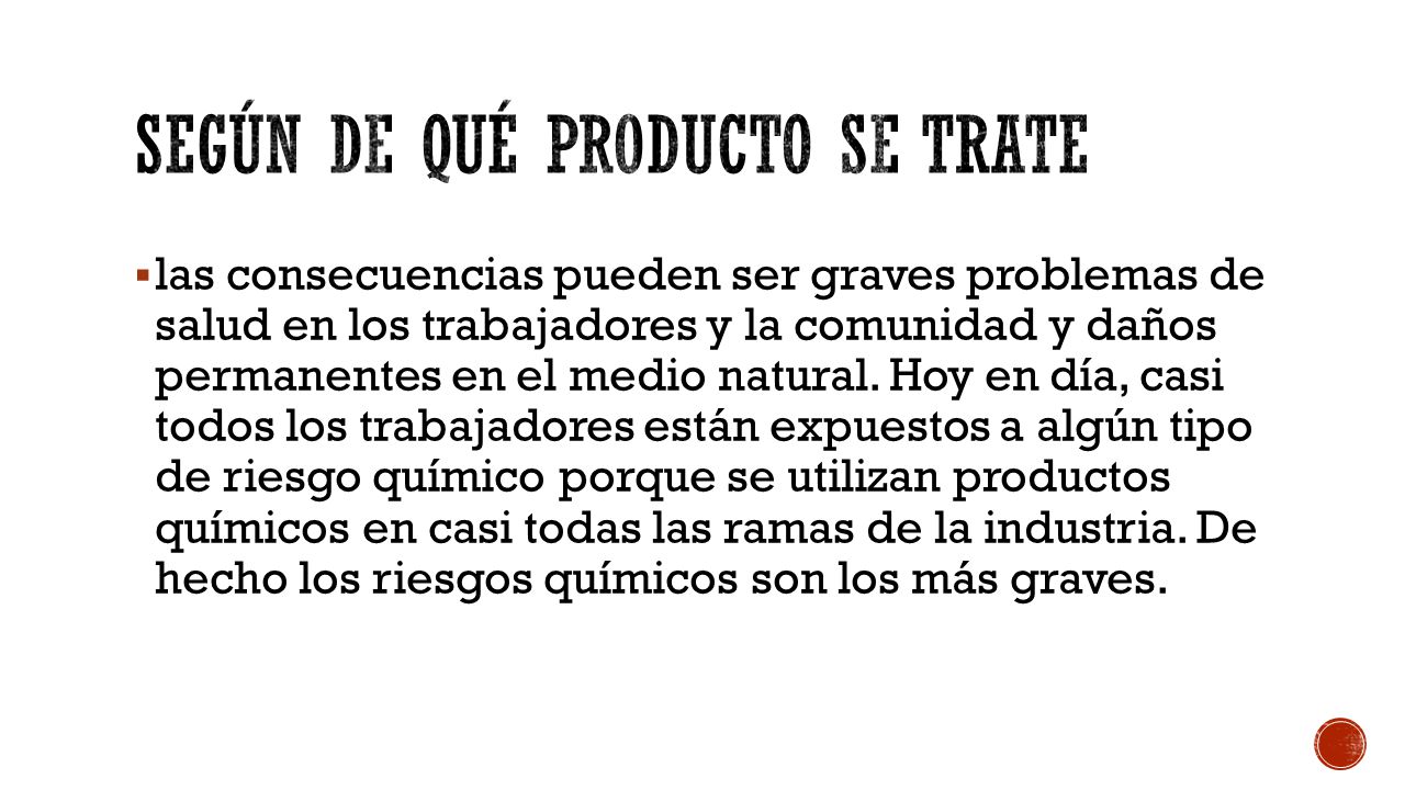 Según de qué producto se trate