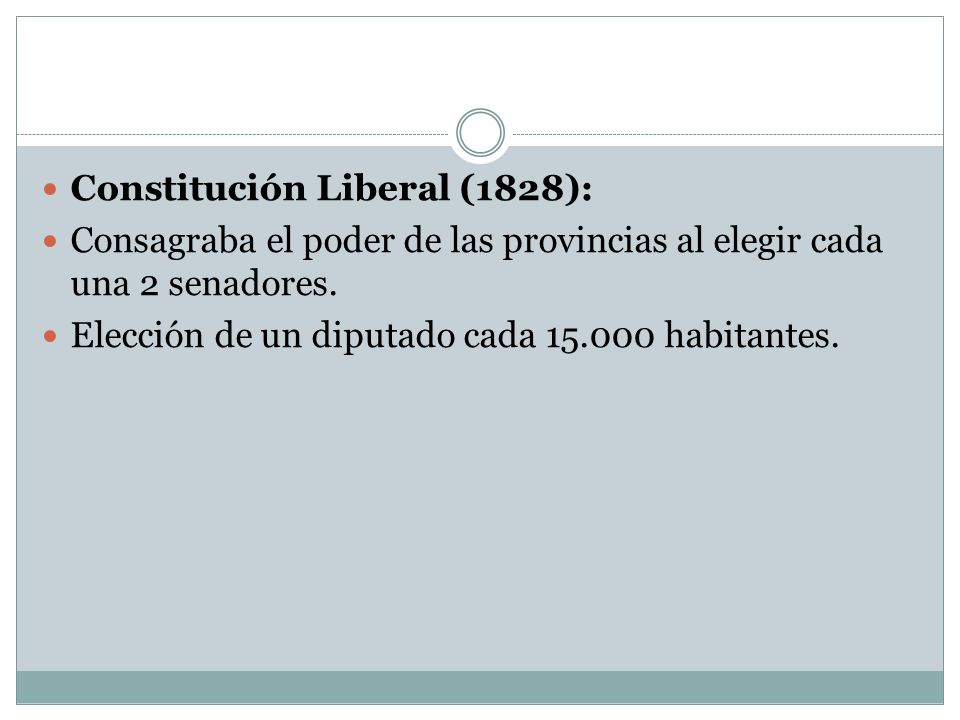Constitución Liberal (1828):