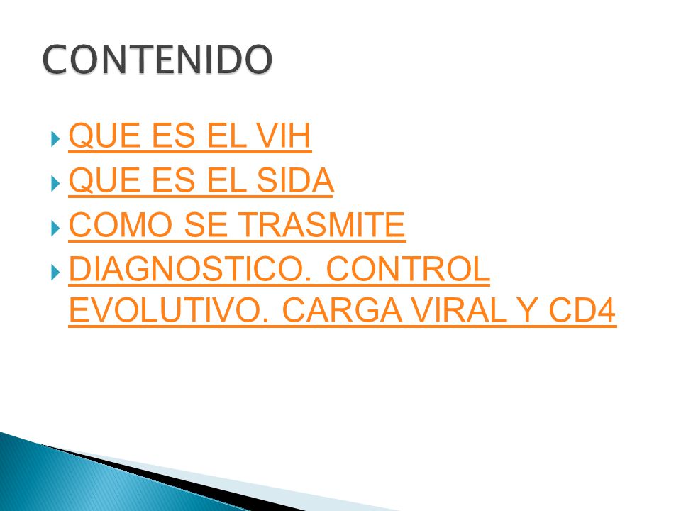 CONTENIDO QUE ES EL VIH QUE ES EL SIDA COMO SE TRASMITE