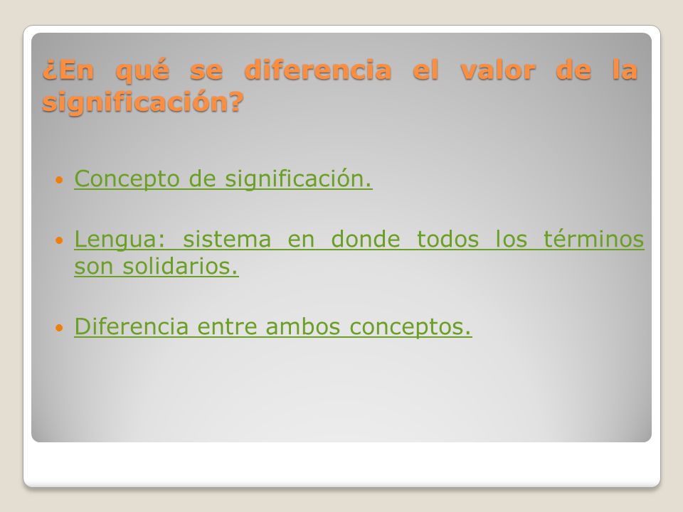 ¿En qué se diferencia el valor de la significación