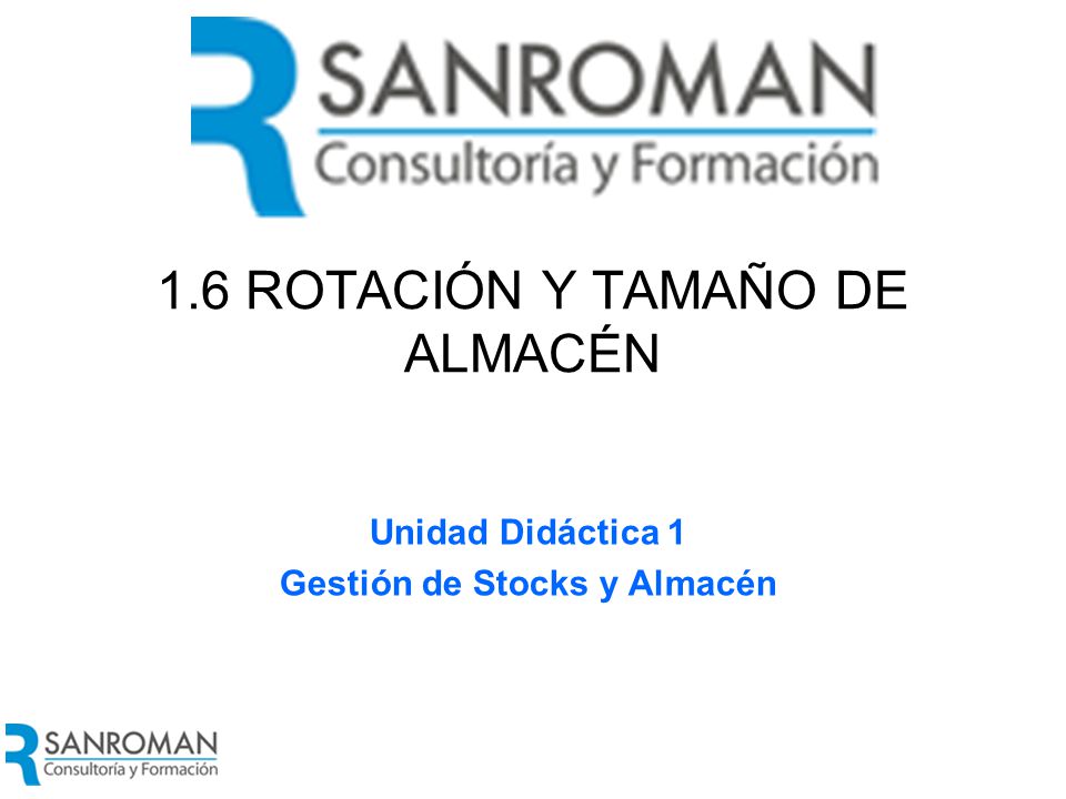 Índice de Rotación Indica el número de veces que un artículo o un conjunto de artículos se renueva a lo largo de un año o de un período determinado: