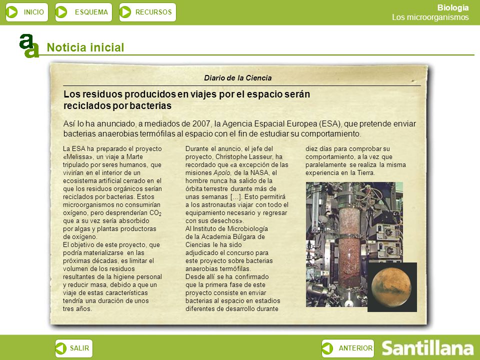 Noticia inicial Los residuos producidos en viajes por el espacio serán