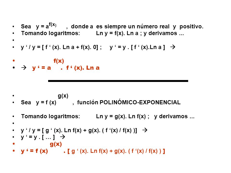 Sea y = af(x) , donde a es siempre un número real y positivo.