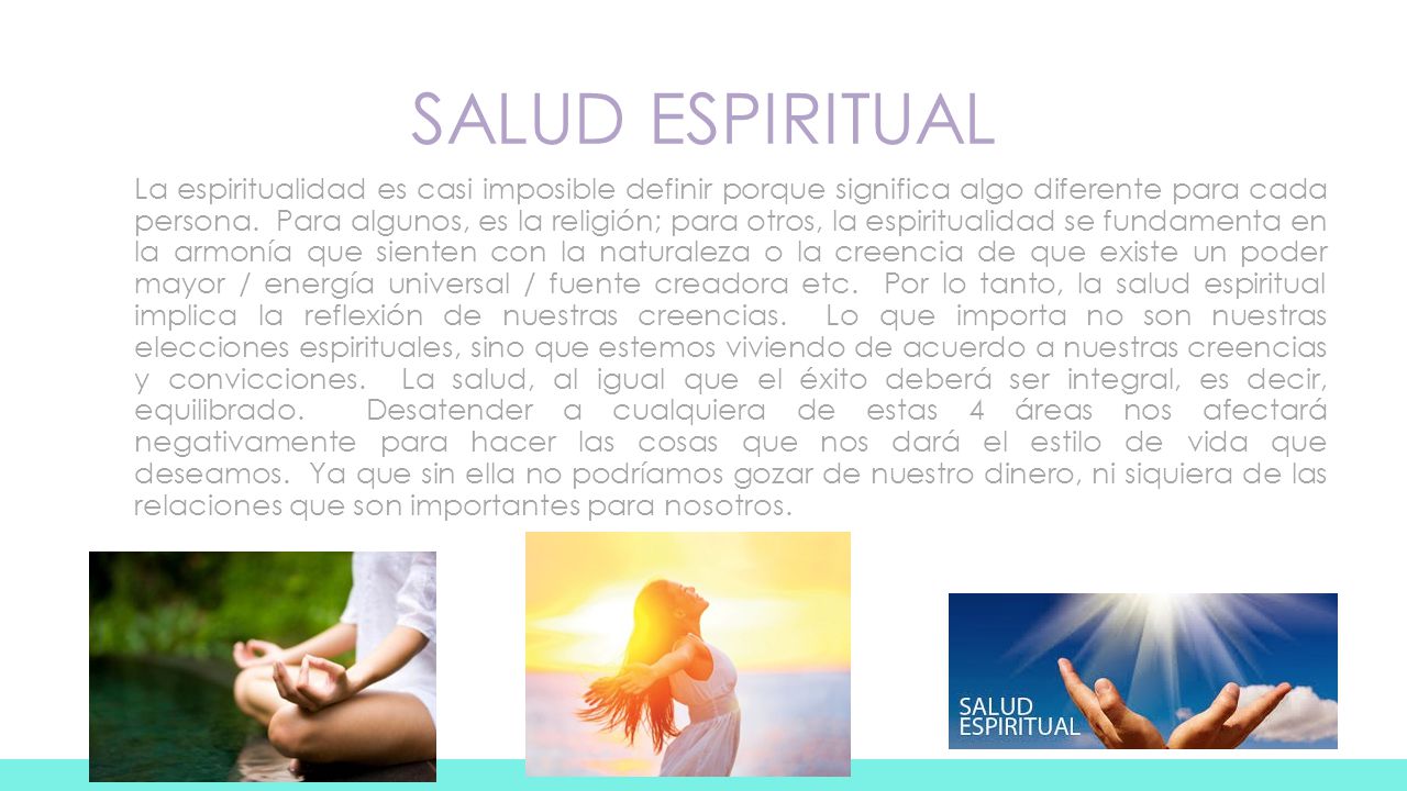 Salud espiritual