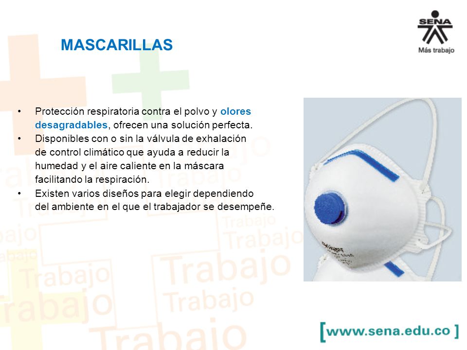 MASCARILLAS Protección respiratoria contra el polvo y olores