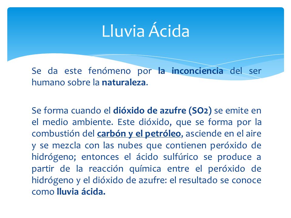 Lluvia Ácida