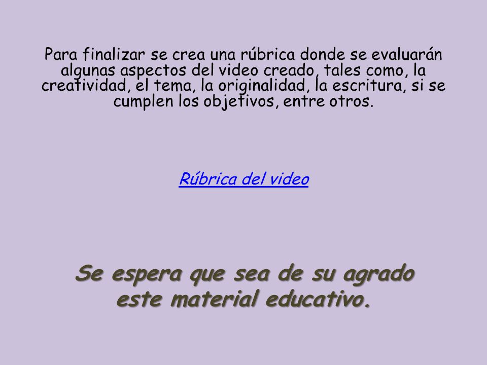 Se espera que sea de su agrado este material educativo.