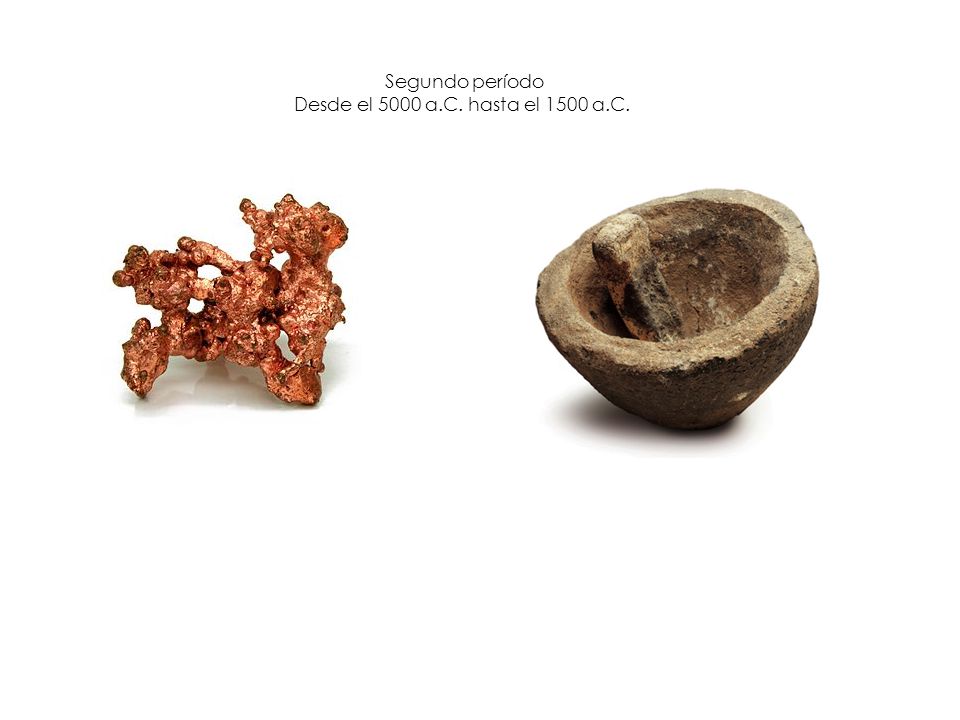 Segundo período Desde el 5000 a.C. hasta el 1500 a.C.
