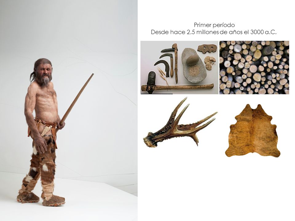 Desde hace 2,5 millones de años el 3000 a.C.