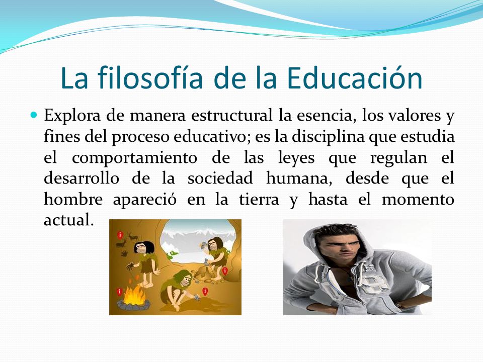 La filosofía de la Educación