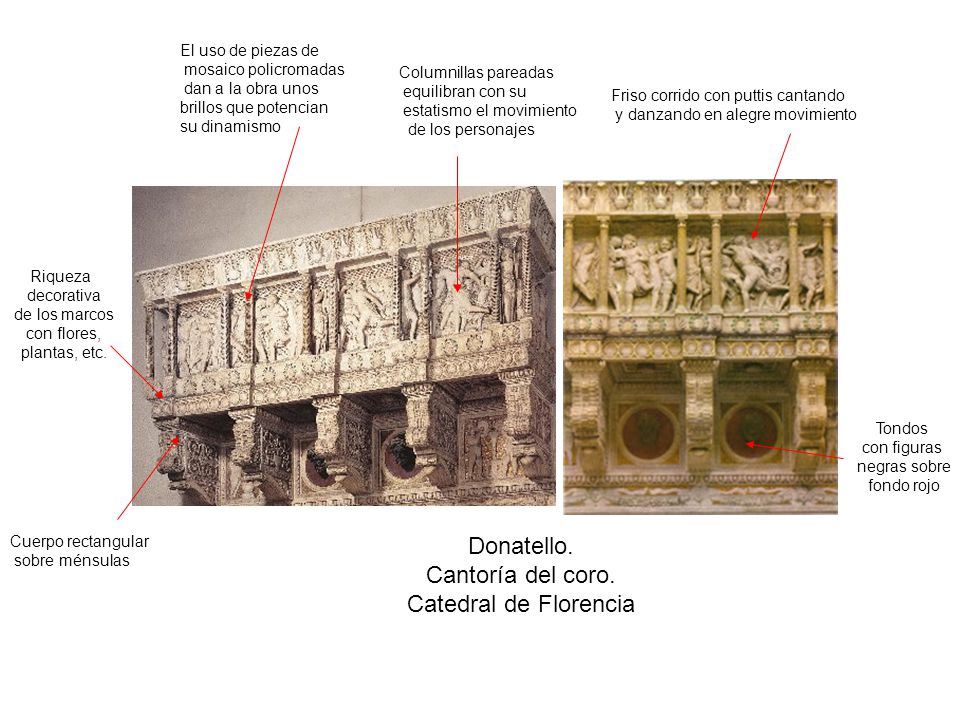 Donatello. Cantoría del coro. Catedral de Florencia