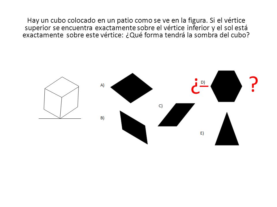 Hay un cubo colocado en un patio como se ve en la figura