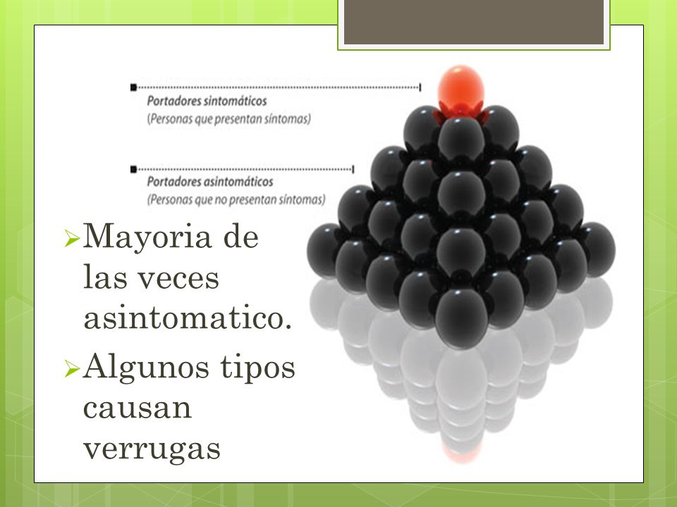 Mayoria de las veces asintomatico.