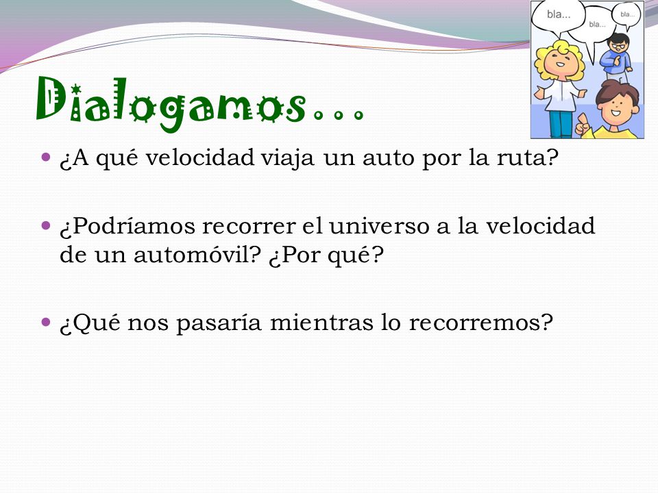 Dialogamos… ¿A qué velocidad viaja un auto por la ruta
