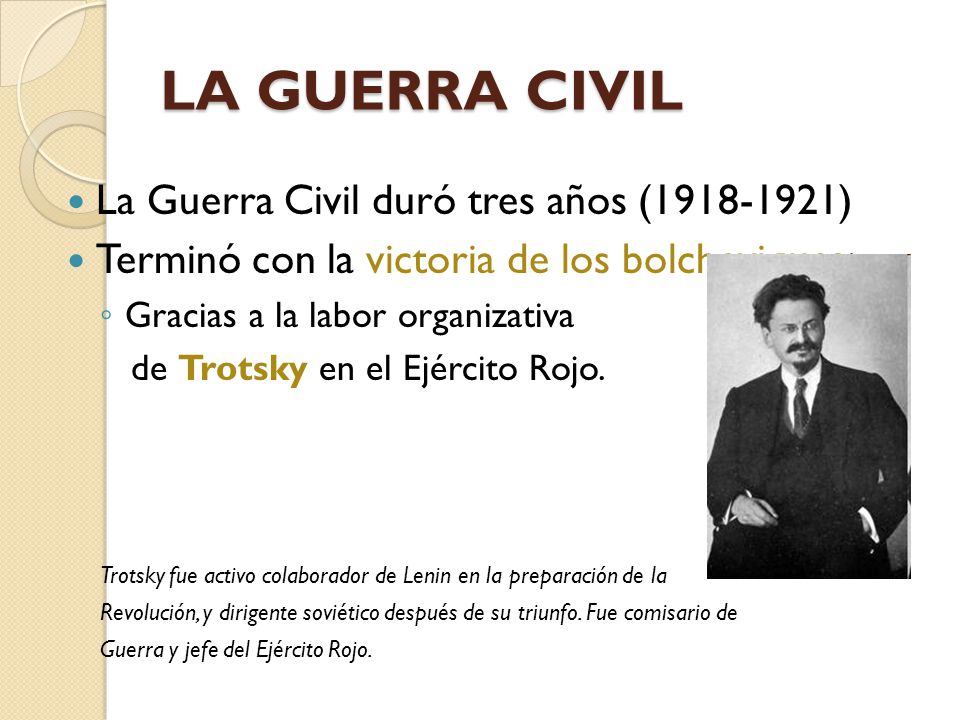LA GUERRA CIVIL La Guerra Civil duró tres años ( )