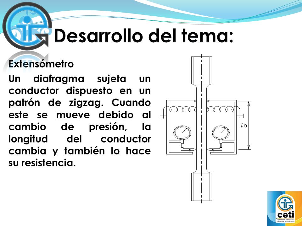 Desarrollo del tema: Extensómetro
