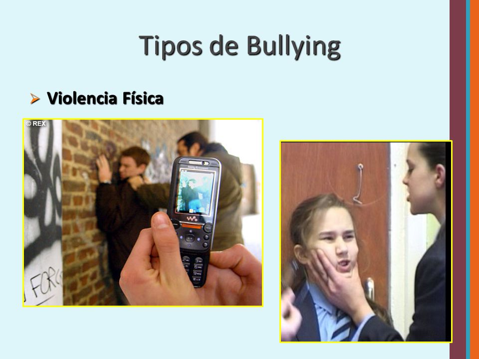 Tipos de Bullying Violencia Física