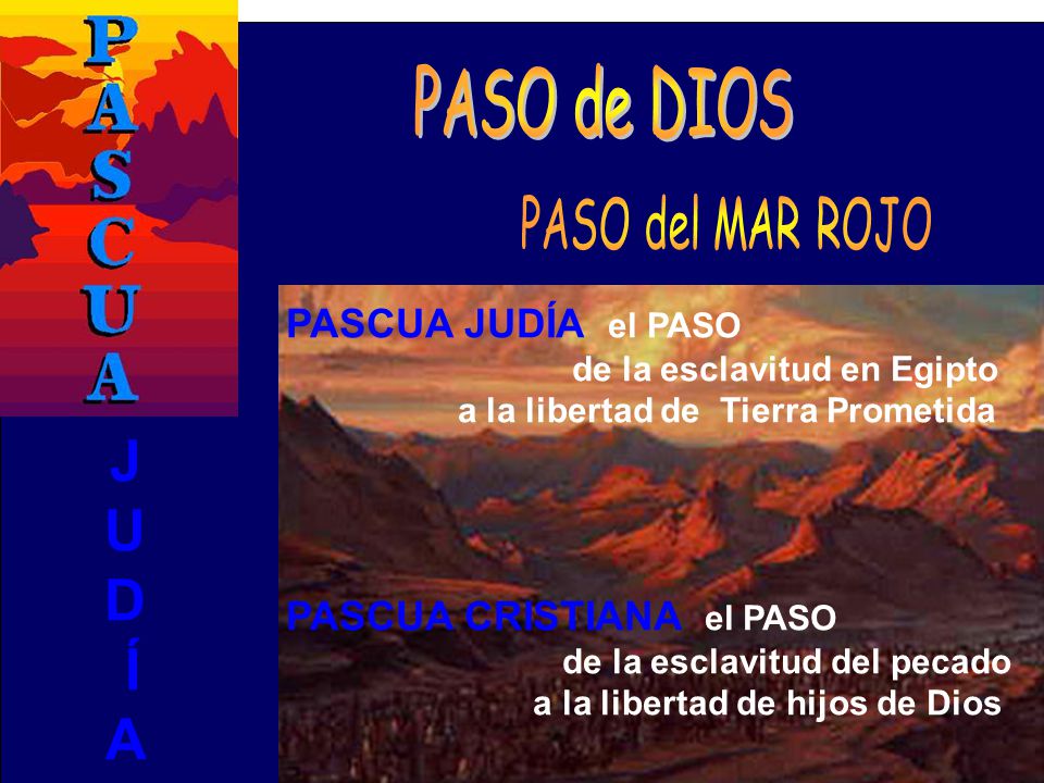 J U D Í A PASO de DIOS PASO del MAR ROJO