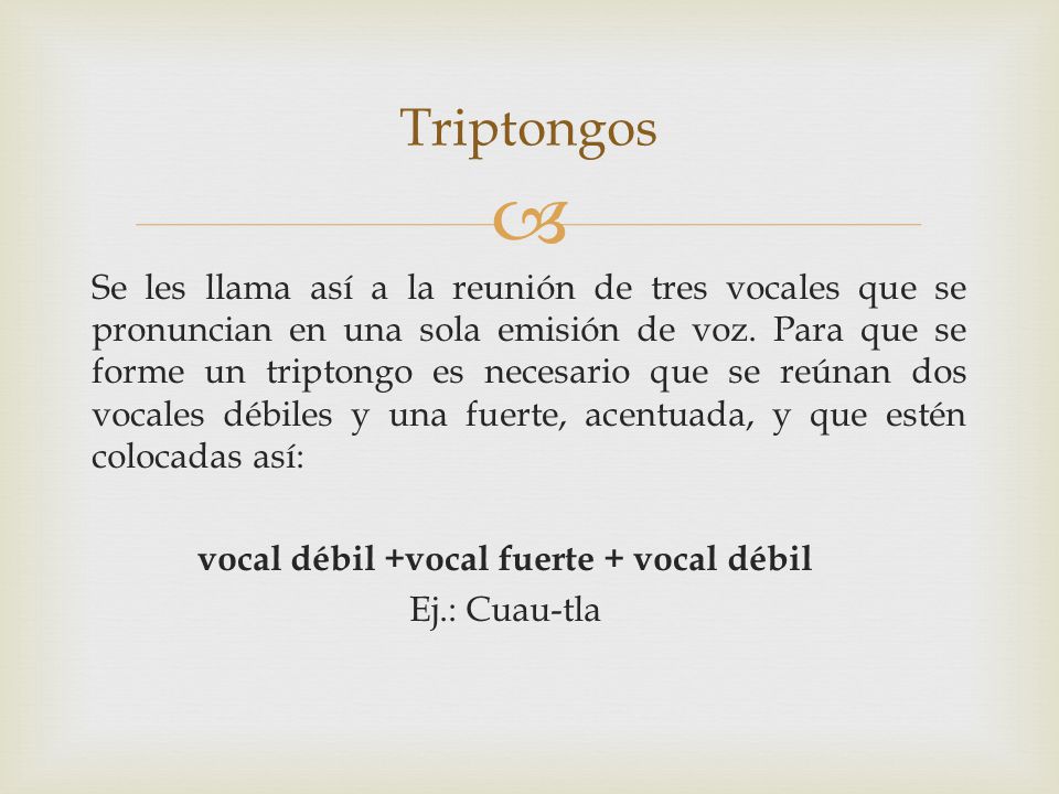 Triptongos