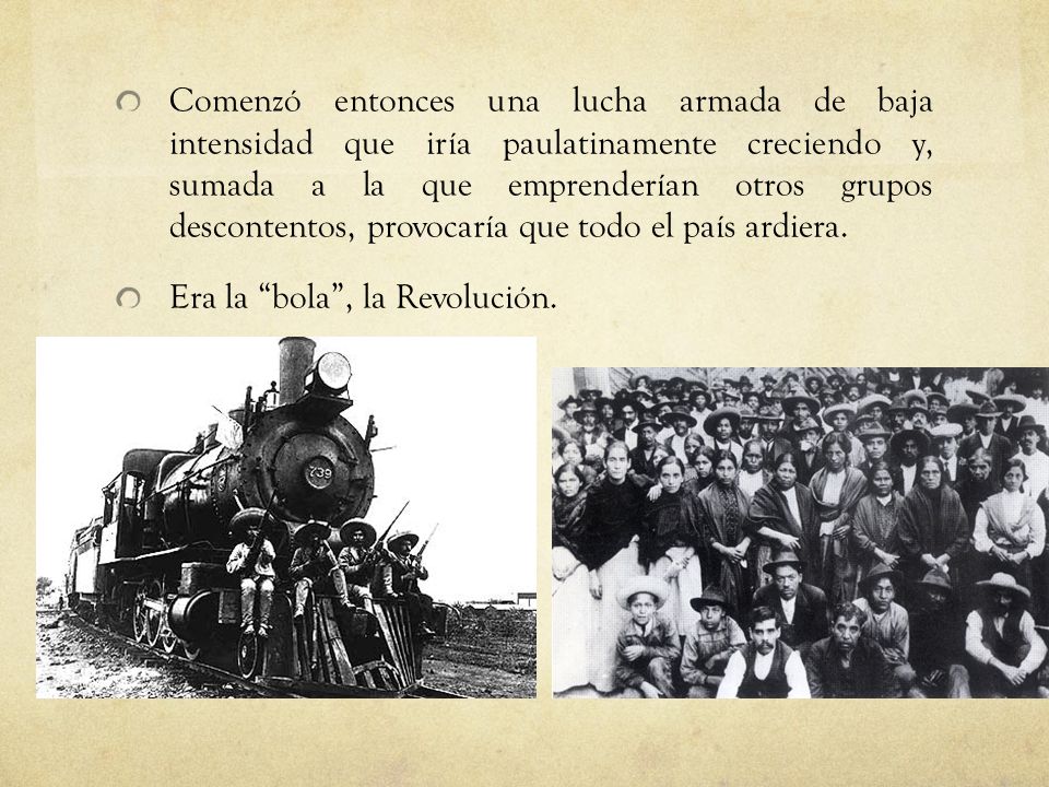 Comenzó entonces una lucha armada de baja intensidad que iría paulatinamente creciendo y, sumada a la que emprenderían otros grupos descontentos, provocaría que todo el país ardiera.