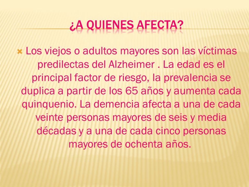 ¿a quienes afecta