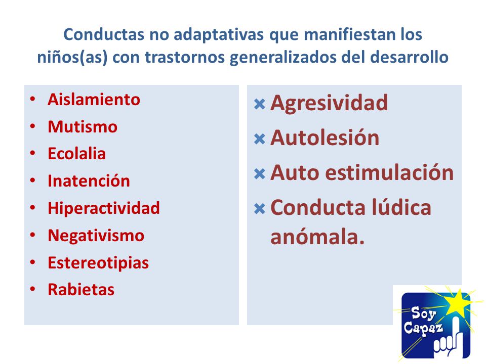Conducta lúdica anómala.