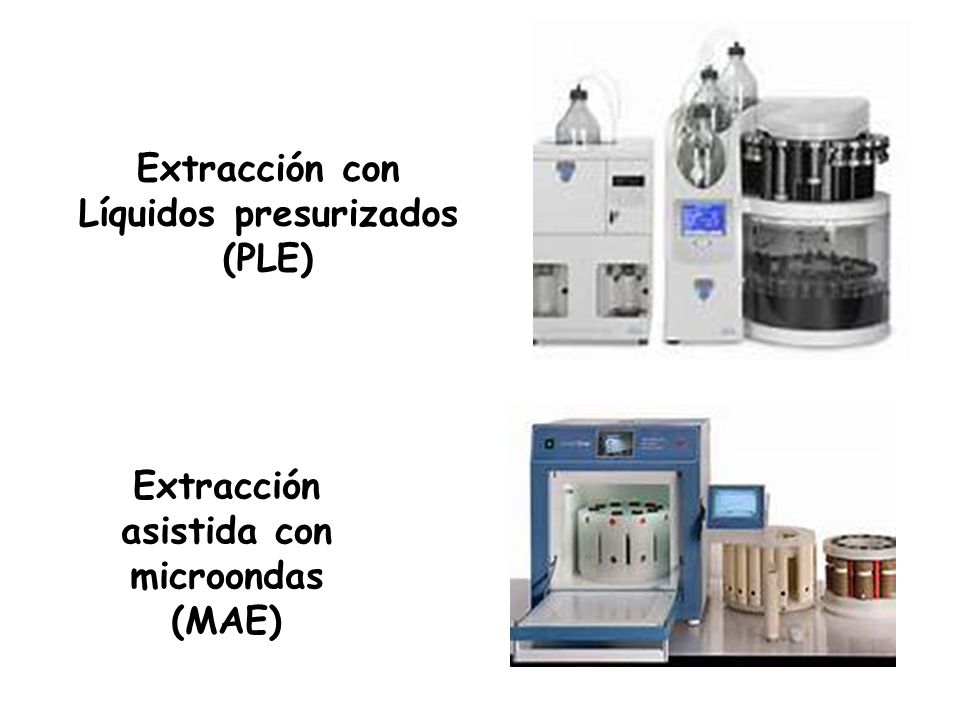 Extracción con Líquidos presurizados (PLE)