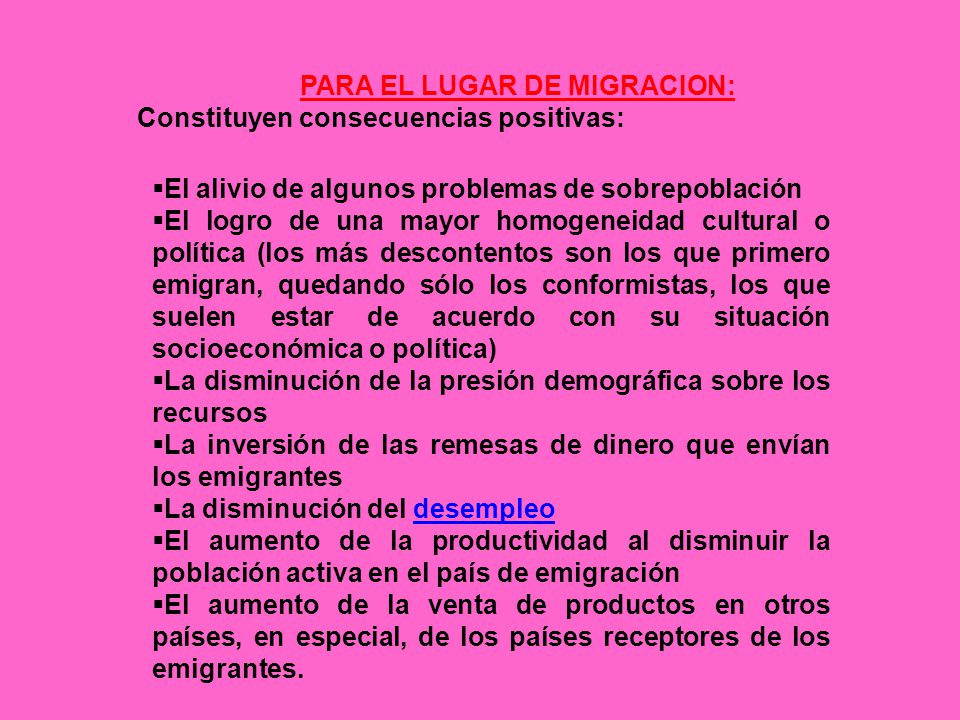 LA MIGRACIÒN CAUSAS Y CONSECUENCIAS - ppt video online descargar