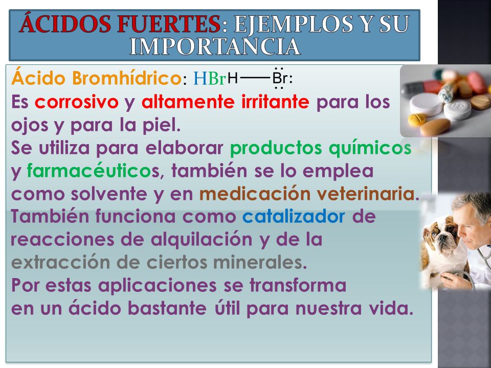Ácidos fuertes: Ejemplos y su importancia