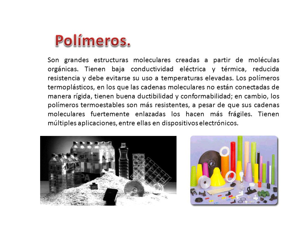Polímeros.