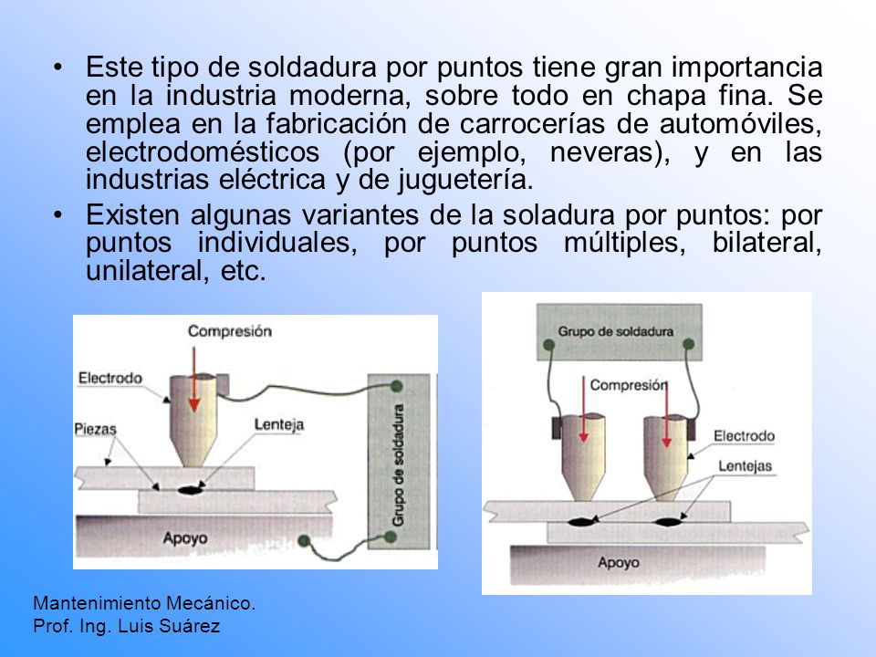 Tipos de Soldadura Escuela Industrial Ernesto Bertelsen Temple. - ppt video  online descargar