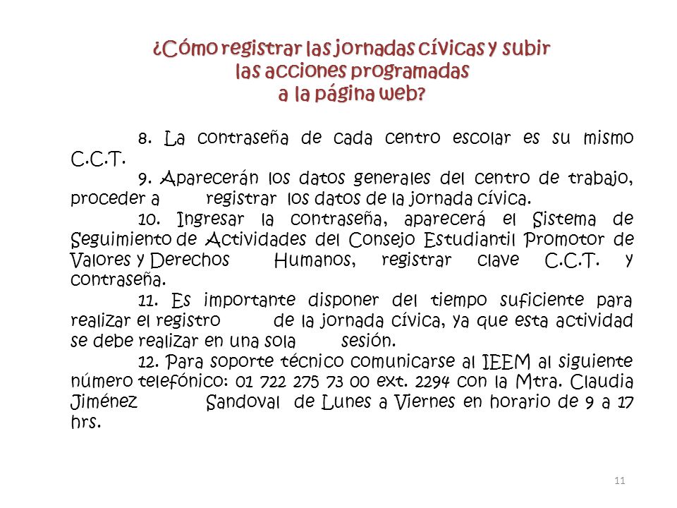 ¿Cómo registrar las jornadas cívicas y subir las acciones programadas