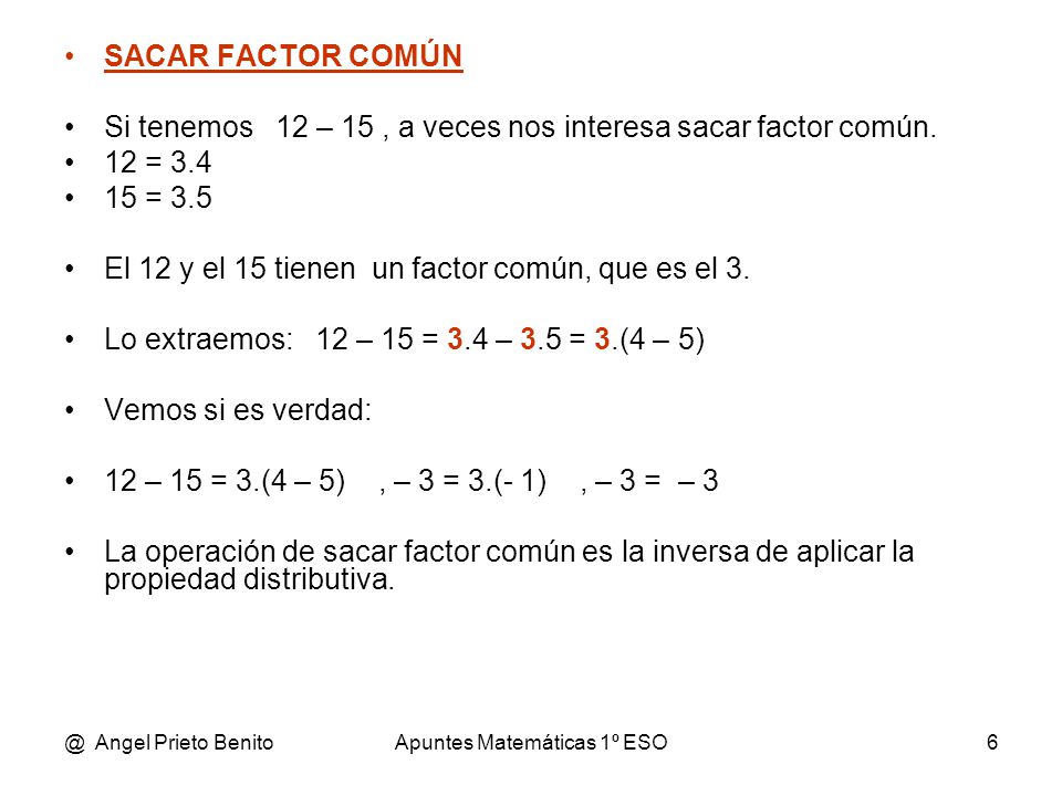 Apuntes Matemáticas 1º ESO
