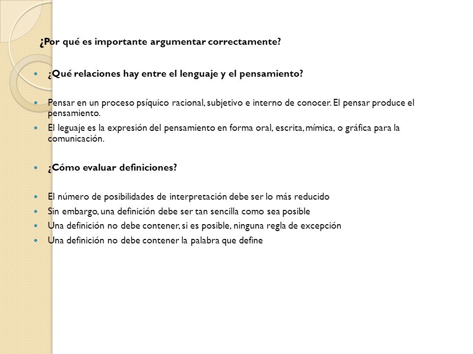 ¿Por qué es importante argumentar correctamente
