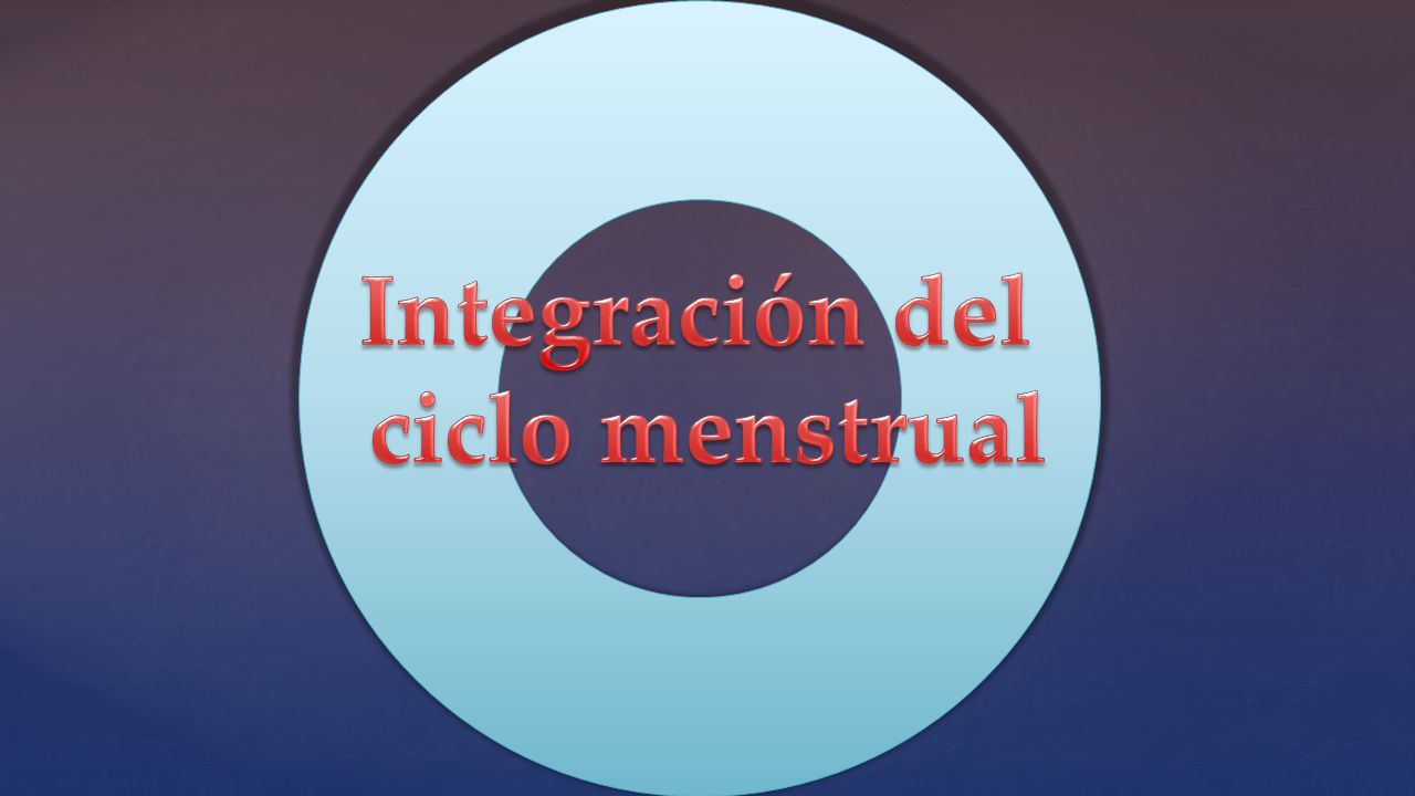 Integración del ciclo menstrual