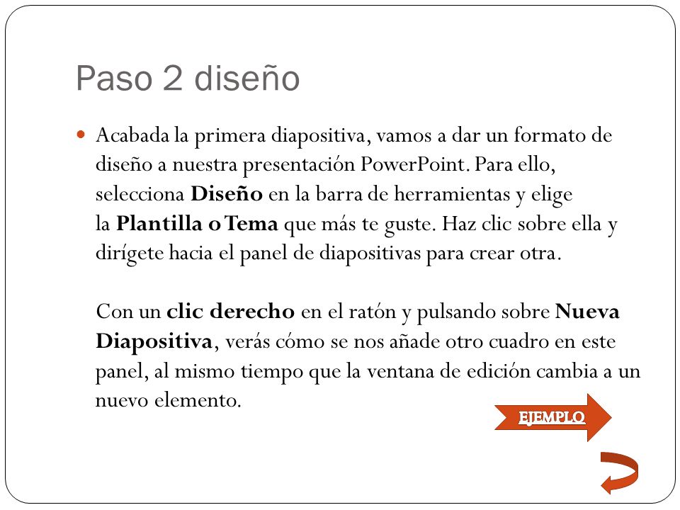 Paso 2 diseño