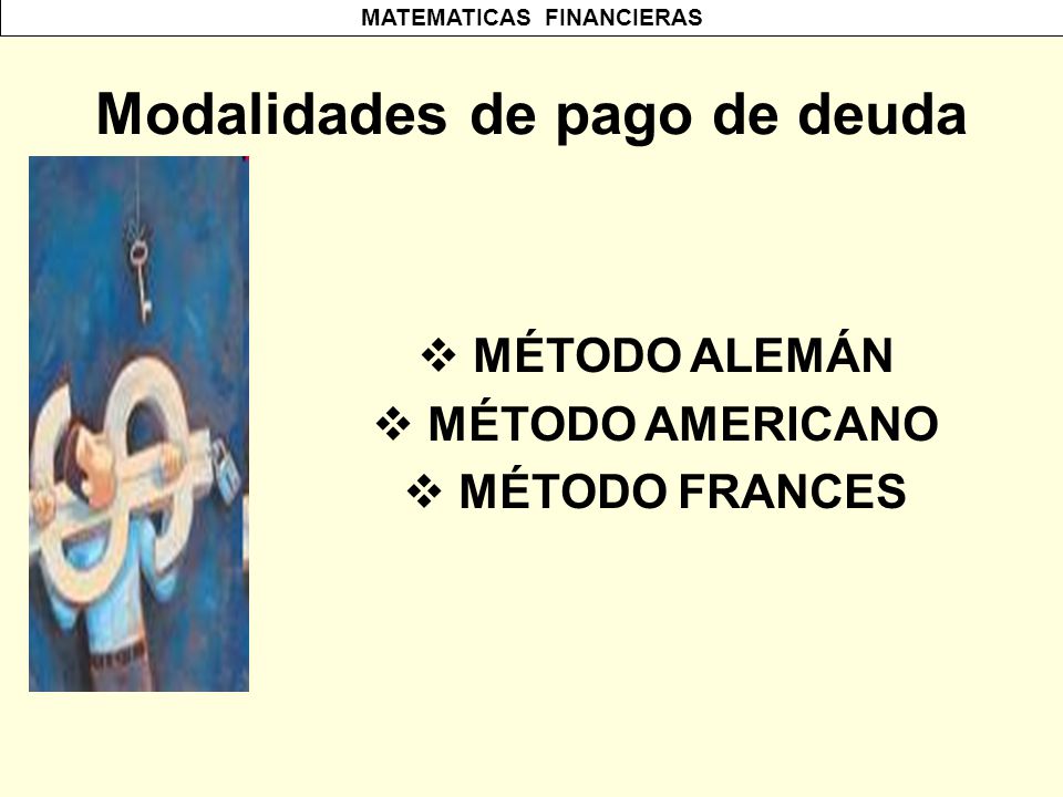 Modalidades de pago de deuda