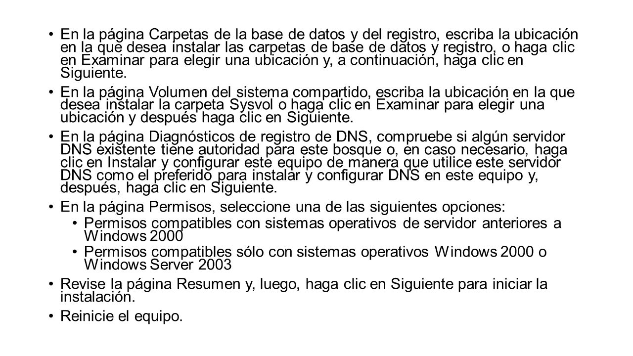 En la página Carpetas de la base de datos y del registro, escriba la ubicación en la que desea instalar las carpetas de base de datos y registro, o haga clic en Examinar para elegir una ubicación y, a continuación, haga clic en Siguiente.