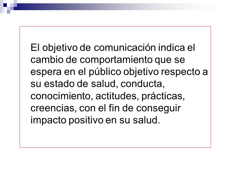 Proceso de Planeamiento Estratégico en Comunicación en Salud Reproductiva