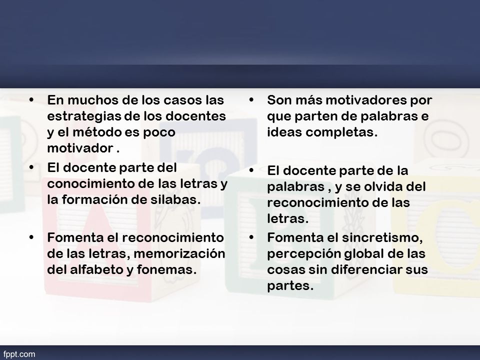En muchos de los casos las estrategias de los docentes y el método es poco motivador .