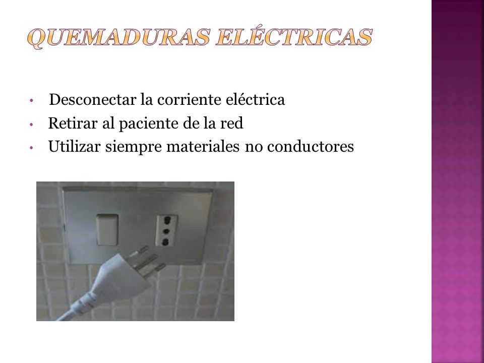 Quemaduras eléctricas