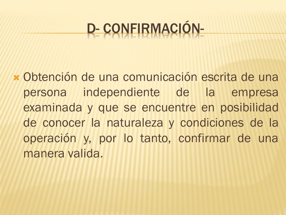 D- CONFIRMACIÓN-