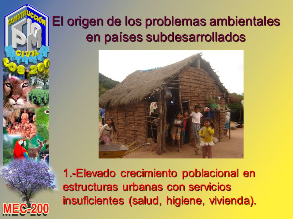 El origen de los problemas ambientales en países subdesarrollados