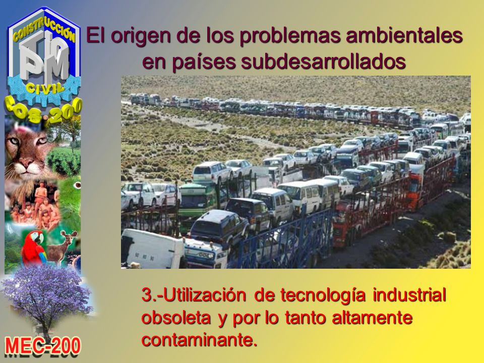 El origen de los problemas ambientales en países subdesarrollados