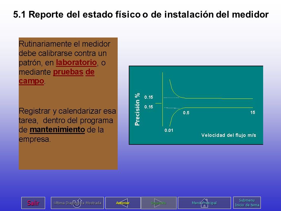 5.1 Reporte del estado físico o de instalación del medidor