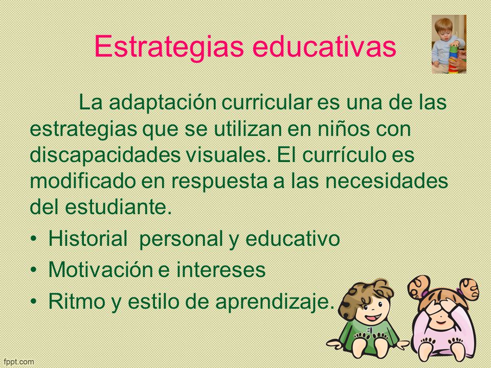 Estrategias educativas