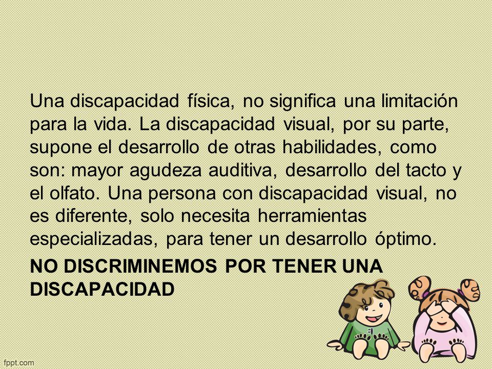 Una discapacidad física, no significa una limitación para la vida