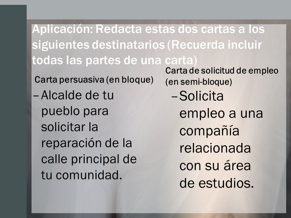 Solicita empleo a una compañía relacionada con su área de estudios.