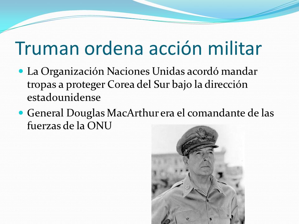 Truman ordena acción militar