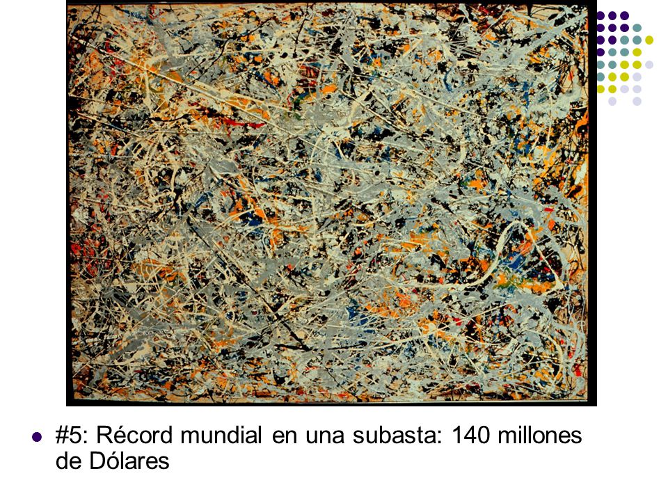 #5: Récord mundial en una subasta: 140 millones de Dólares
